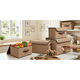 thumbnail image 4 of 4 Unidades Cajas Organizadoras Belug De Tela Plegables Con Tapas beige, 4 of 4