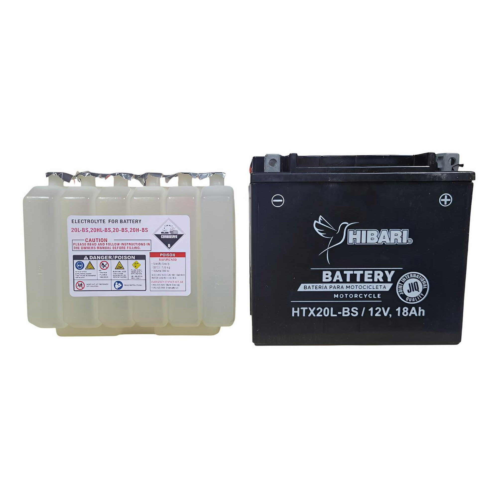 Genérico - Bateria Para Moto Btx20 / Ytx20 / Htx20 Negro