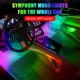 thumbnail image 3 of Luces interiores para auto HMYC 46 cm 18 en 1 LED RGB acrílico con control por app, 3 of 9