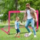 thumbnail image 5 of Juegos de porterías de fútbol para el patio trasero - 2 porterías portátiles de 5' x 3.6' para entrenamiento, red de fútbol desplegable con balón, set deportivo para juegos, 5 of 6