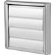 thumbnail image 1 of Cubierta de ventilación de secadora Tapa de ventilación de secadora de metal Campana de ventilación de pared exterior Cubierta de rejilla de ventilación de aire de acero inoxidable Rejilla de ventilac, 1 of 5