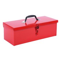 Ioensy - Caja De Herramientas De Hierro, Mango Ergonómico, Almacenamiento De Hardware, Caja De Herramientas De Mano Para Talleres