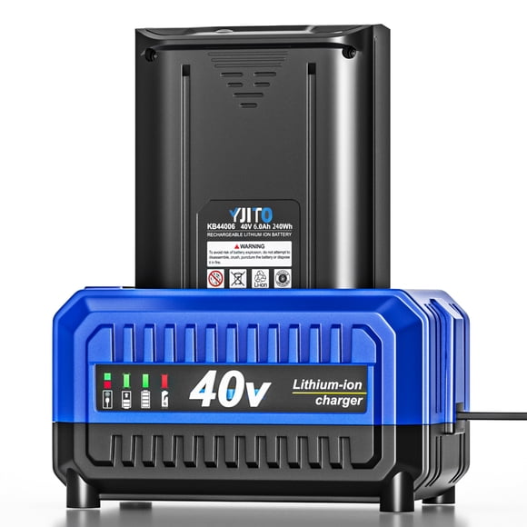 Kit de batería y cargador YJITO 40V 6.0Ah para herramientas Kobalt
