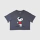 thumbnail image 1 of Polera Mujer Snoopy Gris Talla L, 1 of 3