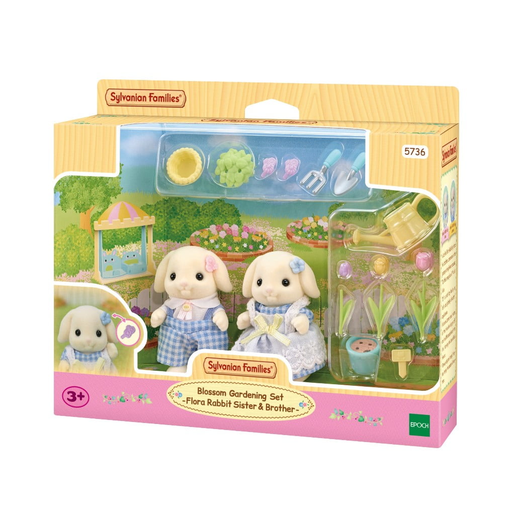Calico Critters - Conejos Flora Hermano Y Hermana Sylvanian Families Ternurines