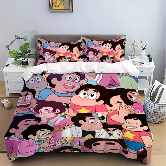 Cartoon S-StevenS Funny U-Universes Cute Hot Printed Pattern Suitable Suitable for Home Bedrooms Guest Rooms