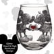 thumbnail image 3 of Copa de vino sin tallo plateada Buffalo Disney Mickey Minnie 600 ml, 3 of 7