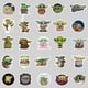 thumbnail image 2 of Pack 50 Sticker  Baby Yoda star wars, 2 of 3