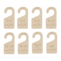 Bothyi - 8 Separadores De Armario Para Bebé, Perchas Para Ropa De Bebé, Para Bebés, Niños, Niñas