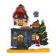 thumbnail image 2 of Escena De Navidad De Resina Snow House Light Up Village Decor Santa Claus Y Bell, 2 of 5