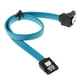 thumbnail image 3 of Cable SATA III De 6,0 Gbps En ángulo Recto De 90 Grados Con Pestillo De Bloqueo Azul De 305 Mm, 3 of 5