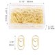 thumbnail image 5 of Clips de papel ALLTU 200 piezas forma de corazón tono dorado, 5 of 6