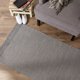 thumbnail image 4 of Alfombra de pasillo DII de algodón acanalado reversible 76 x 183 cm gris, 4 of 7