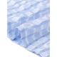 thumbnail image 5 of Vestido de cuadros INSPIRE CHIC para mujer, vestido sin mangas, a cuadros, fluido, con vuelo, escalonado, corto, L azul claro, 5 of 6