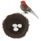 thumbnail image 3 of Naturaleza Artificial Con Huevos Jaula Decorativa Para Pájaros Para Bodas Naranja, 3 of 6