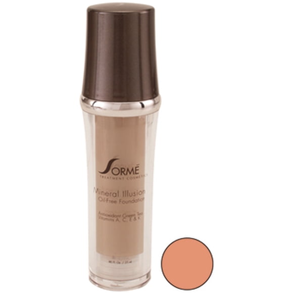 Base Sorme Cosmetics Mineral Illusion sin aceite, 25 ml