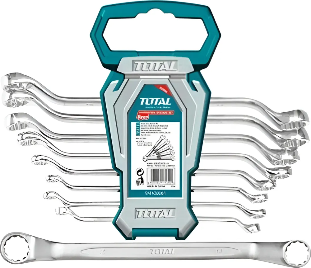 Genérico - Juego De Llaves Curva Doble Corona 8 Piezas Total Tht102486