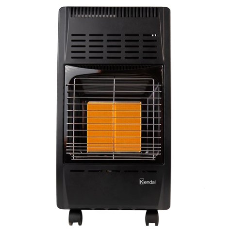 Kendal - Estufa Infrarroja A Gas Calefaccion 5 Kilos Negro Kg-5
