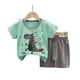 thumbnail image 1 of Pijama Niño Algodon Manga Corta Short Dino Gris celeste 48, 1 of 2
