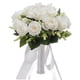thumbnail image 2 of Flor de , ramo de boda nupcial, ramo de lanzamiento, ramo de boda de estilo rústico para novia, ramo de boda para adorno de aniversario , Blanco, 2 of 5
