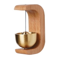 Ioensy - Color Claro Único De La Puerta De Los Refrigeradores De Madera Del Regalo Del Estreno De Una Casa Del Carillón De Viento De Los Timbres