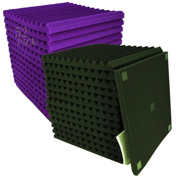 Acoustic Panels HPKL9999 Studio, espuma insonorizante, paquete de 52 unidades