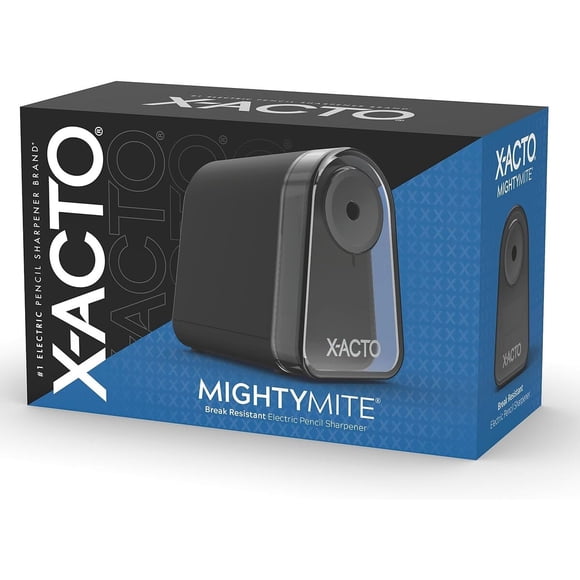 Sacapuntas Eléctrico XActo Mighty Mite Negro Compacto