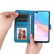 thumbnail image 4 of Funda tipo cartera FOXDOCK para Huawei Nova 8i , diseño girasol en relieve, cuero PU, cierre magnético, soporte y tarjetero, 4 of 5