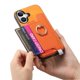 thumbnail image 4 of Funda Magnética para iPhone 17 con Billetera y Anillo, Protector Resistente Marrón, 4 of 6