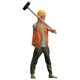 thumbnail image 4 of Impreso En 3D 1: 32 Trabajadores De Mano De Obra Accesorios De Resina En Miniatura Forma Realista Estilo C, 4 of 5