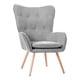 thumbnail image 1 of Sillón Poltrona Decorativo con Diseño Nórdico gris 0, 1 of 6