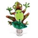 thumbnail image 1 of Luz nocturna Puzzled Frog de 14 cm, enchufe de bajo consumo, 1 of 7