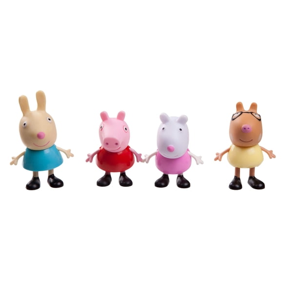 Toy Nickelodeon Peppa Pig Best Friends, paquete con 4 figuras