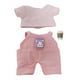 thumbnail image 1 of Conjunto De Ropa De Muñeca De Felpa De 15cm, Accesorios Para Fotos, Muñeca, Vestir, Camiseta, Pantalones Con Correa, Estilo K, 1 of 3