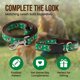 thumbnail image 5 of Collar para perro grande The Worthy Dog con patrón de fútbol, 5 of 7