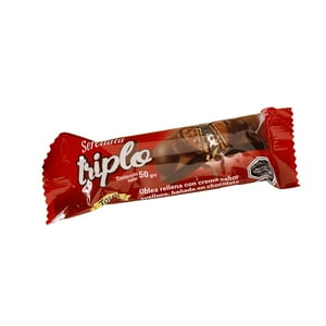 Tottis Bingo S.A - Pack 20 Unidades Triplo Chocolate De Leche Con Crema De Avellanas 50Grs