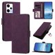 thumbnail image 1 of Funda Billetera Delgada para Xiaomi Redmi Note 12 Pro 5G con Ranuras y Soporte Morado oscuro, 1 of 6