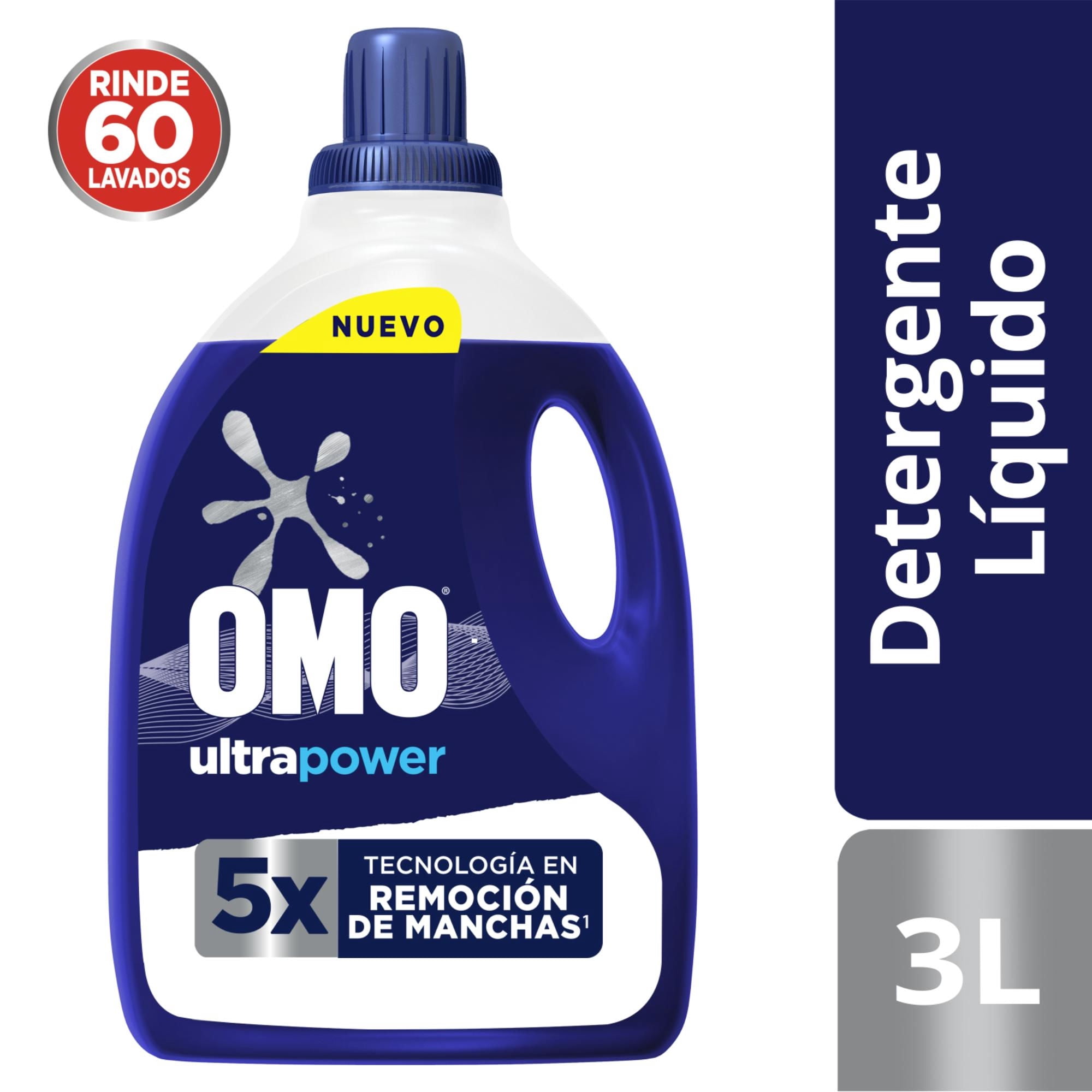 Omo - Detergente Líquido Ultra Power Botella