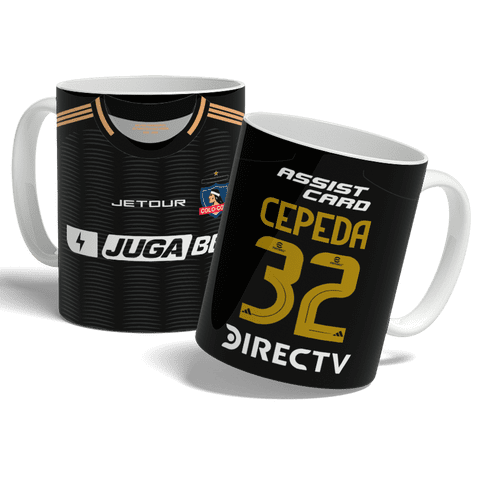 Arumistorechile - Tazon Taza Colección Colocolo 2025 Cepeda Negra