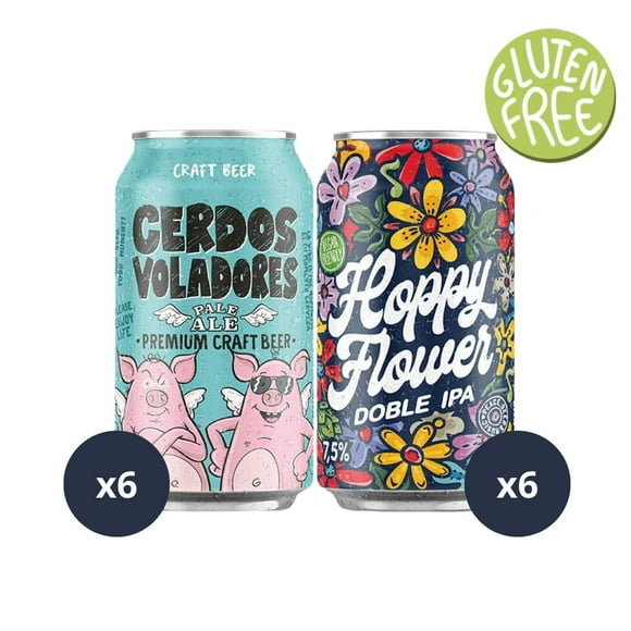 Pack 12 Cervezas Gluten Free 330cc