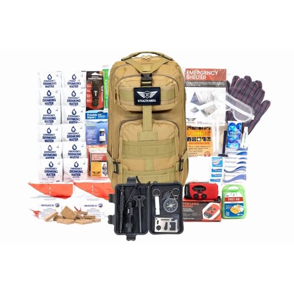 Kit de Emergencia Stealth Angel 2 Personas 72 Horas (Color Beige)