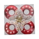 thumbnail image 5 of 4 Colgantes De Bolas De Navidad En Forma De Donut De 7 Cm De Diámetro Para Decoración Navideña En Color Rojo, 5 of 5