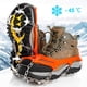 thumbnail image 4 of Crampones de pesca para hielo, calzado y botas, crampones de tracción para hielo y nieve para hombres, mujeres y niños, para caminar en invierno sobre hielo y nieve, calzado elástico antideslizante., 4 of 8