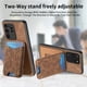 thumbnail image 3 of Funda Billetera con Soporte para Samsung Galaxy S20 Ultra Protector Delgado Marrón, 3 of 6
