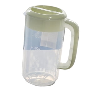 Bothyi - Jarra De Agua Con Tapa Con Línea De Escala, Versátil Para Fiestas, Catering, Cocinas, Color Verde