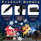thumbnail image 3 of Proyector navideño Lingvee LED con trineo de Papá Noel, 3 of 3