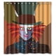 thumbnail image 1 of Cortina de ducha con diseño del Sombrerero Loco de Alicia en el País de las Maravillas, juego de cortinas de baño con ganchos, tamaño 60 x 72 pulgadas, 1 of 3