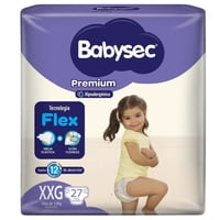 Pañal Premium Talla Xxg 27 Un 27 Un Babysec