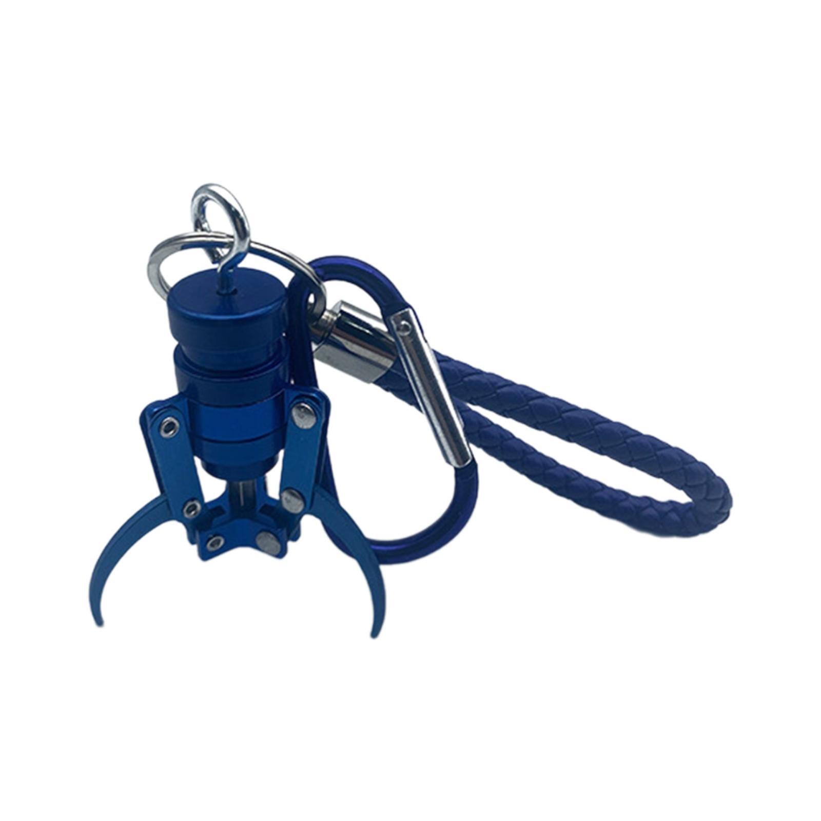 Magideal - Llavero Con Colgante De Máquina De Grúa De Garra, Llavero De Máquina De Garra Arcade De Aluminio Para Niños, Regalos Del Día De San Valentín, Regalos Azul