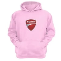 Genérico - Polerón Canguro Ducati Rosa Talla Xs Unisex